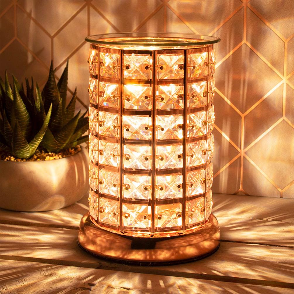 Desire Aroma Rose Gold Crystal Touch Electric Wax Melt Warmer Extra Image 1
